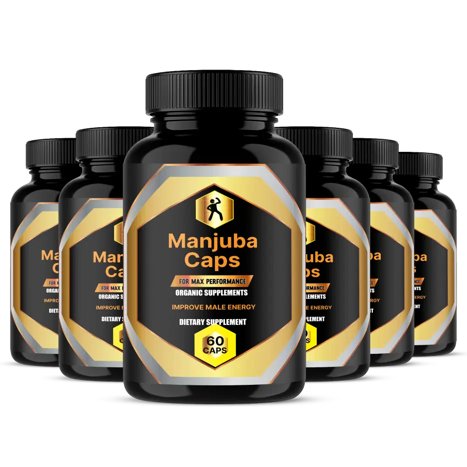 Manjuba Caps Natural Male Vitality Supplement — 6 Bottle Pack Official 2026